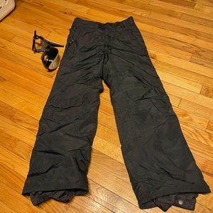 Snow pants skipants Zip winter sport outdoor active athletic bibs insulation